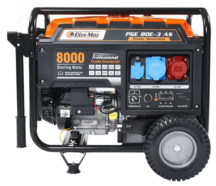 Генератор Oleo-Mac PGE 80E-3 AS
